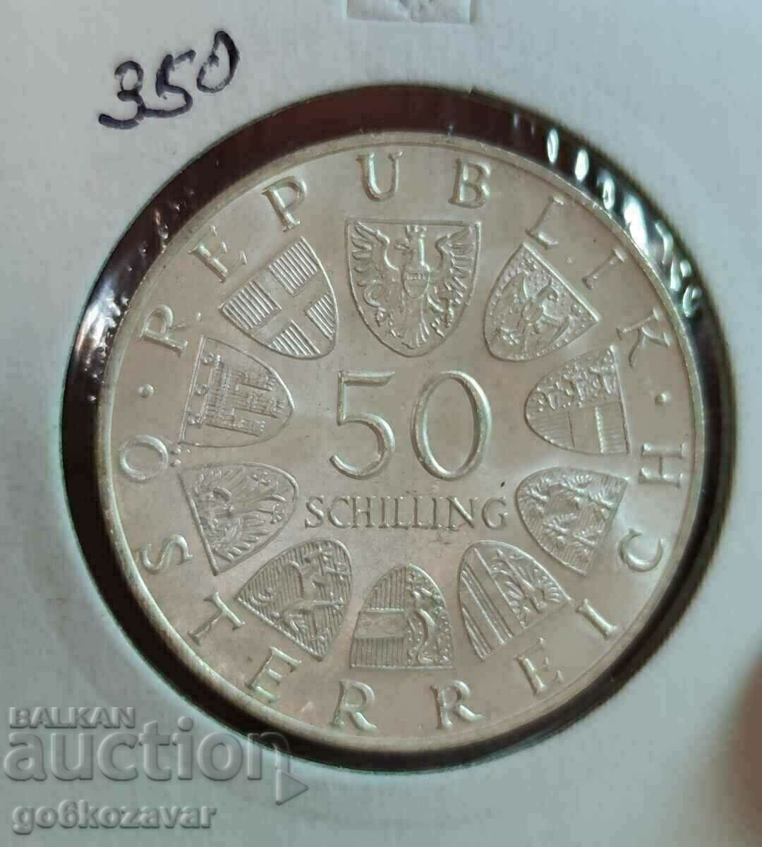 Auction Austria 50 Shillings 1967 Silver UNC Auction Austria 50 Shillings 1967 Silver UNC