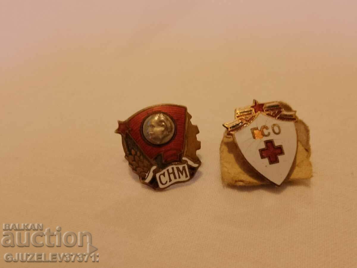 Two badges snm, gso - 6 Two badges snm, gso - 6