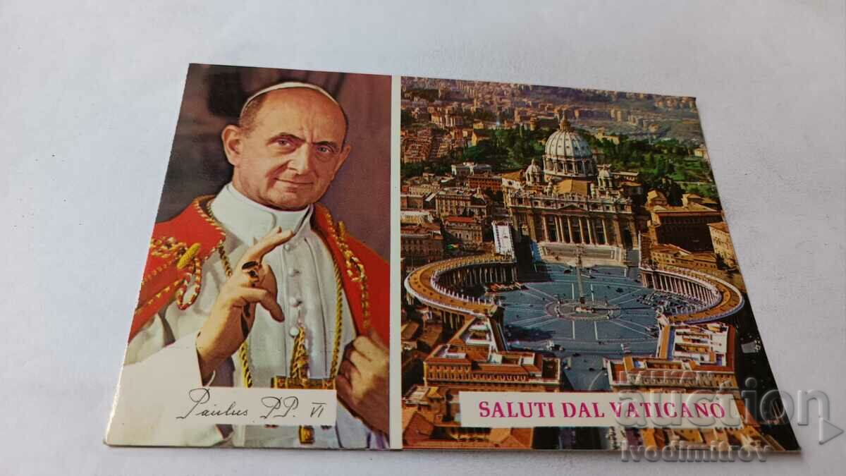 Postcard Saluti dal Vaticano