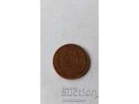 USA 1 Cent 1942 Wheat Penny, Lincoln