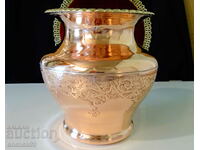 Copper vase, jug 1.2 kg.