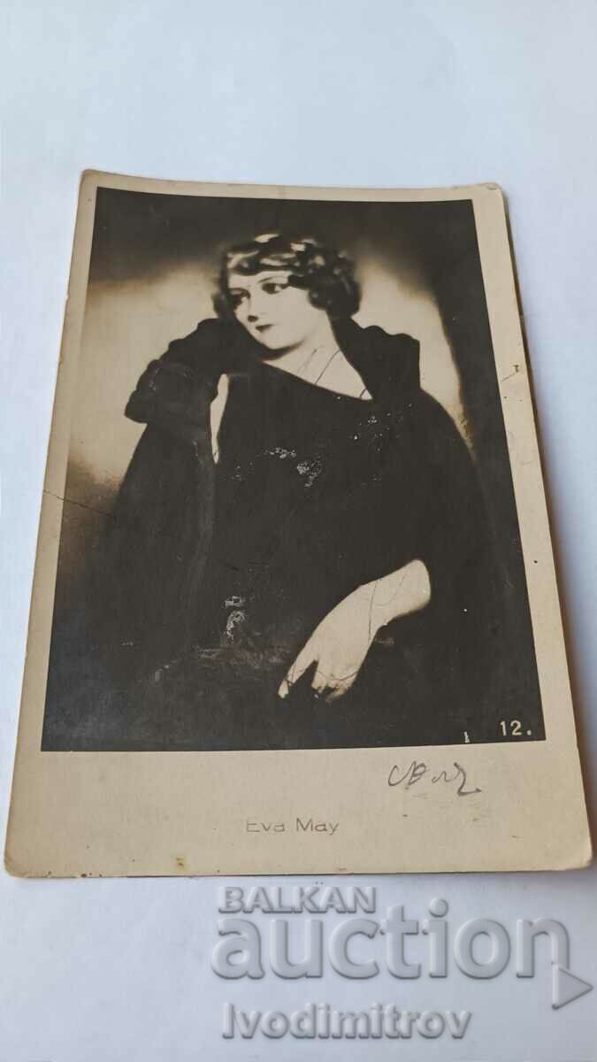Пощенска картичка Eva May 1926