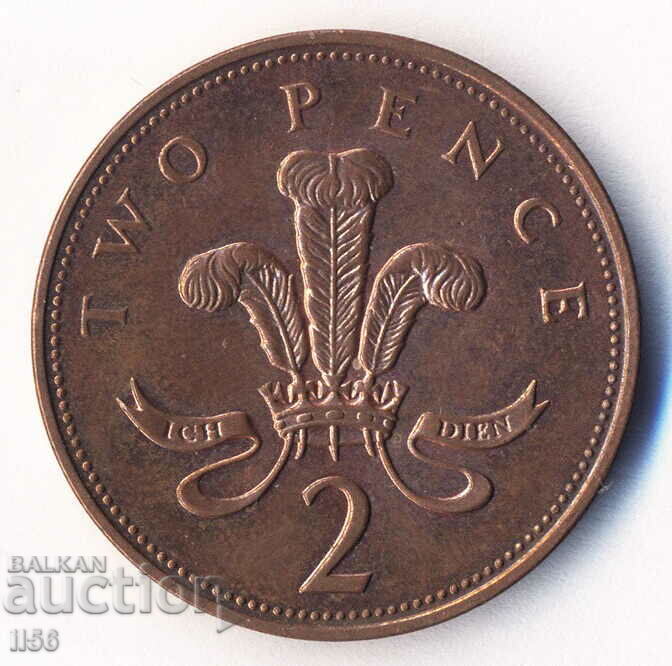 Great Britain - 2 pence 1993