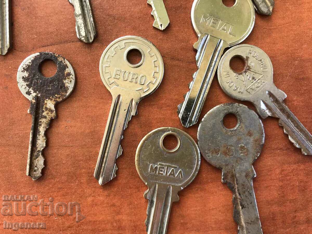 KEY COLLECTION KEYS - 5 KEY COLLECTION KEYS - 5