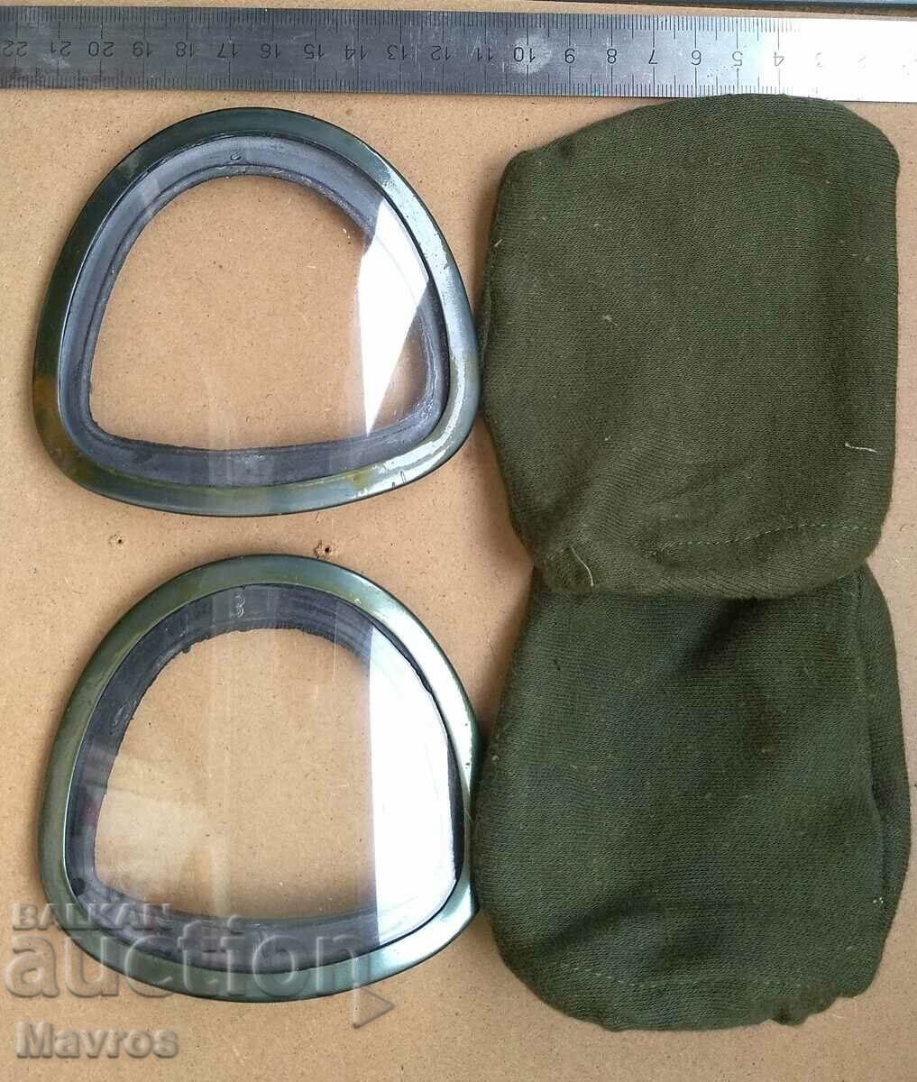 Delivery of Spare glasses for gas mask Bulgarian PLDE "Urko"