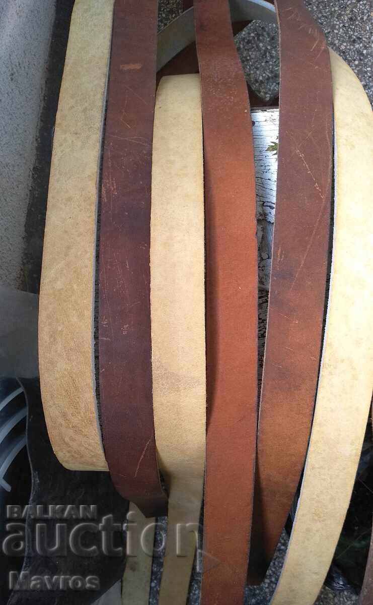 Curea de piele, curea pentru confecţionarea mânerului unui cuţit - 7