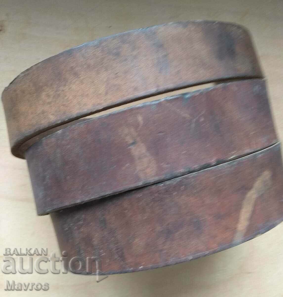 Leather strap, belt for making a knife handle