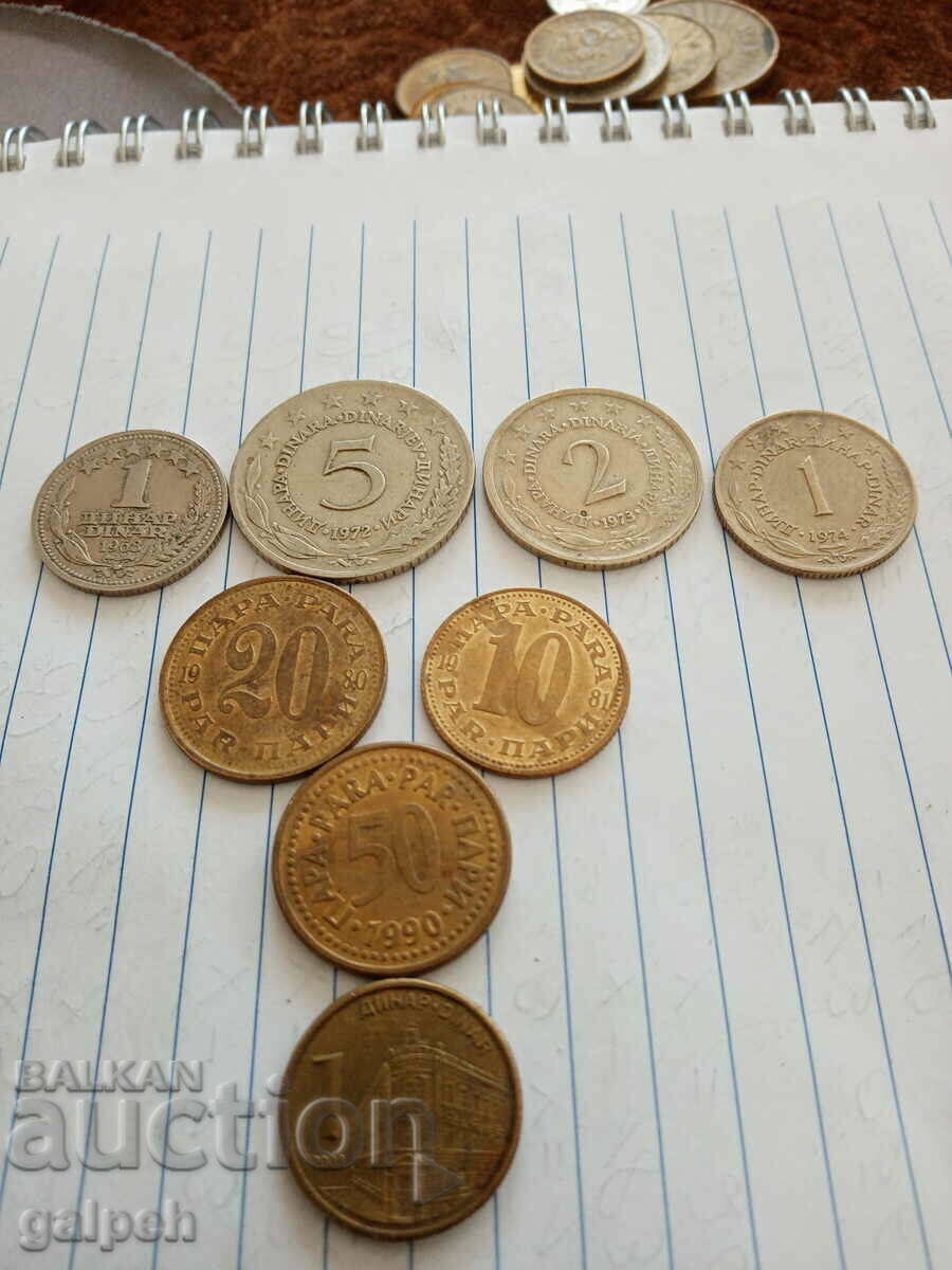 COINS - from the 15th century NUMBER - 8 pcs.
