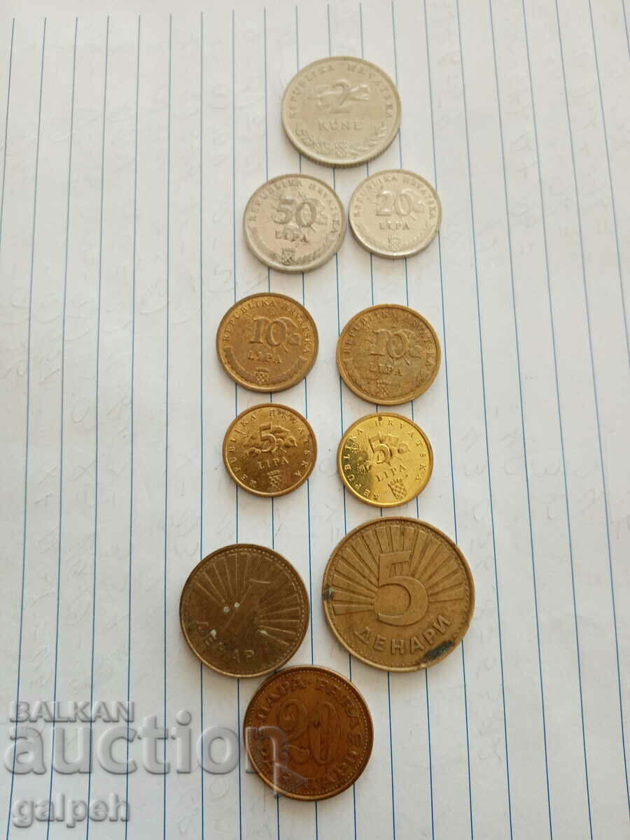 COINS - from the 15th century NUMBERS - 10 pcs.
