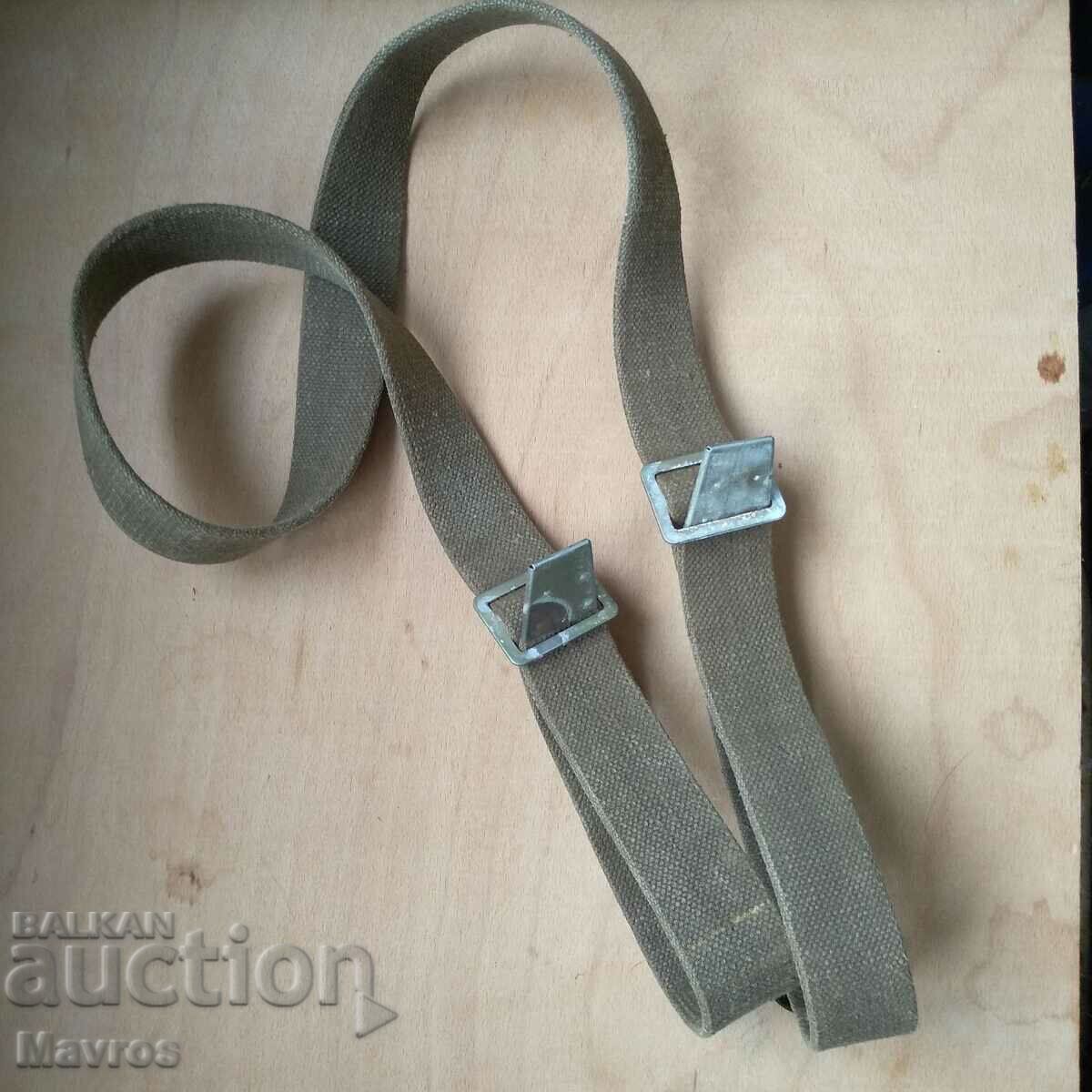 Military canvas strap, belt: 170x 3.5cm