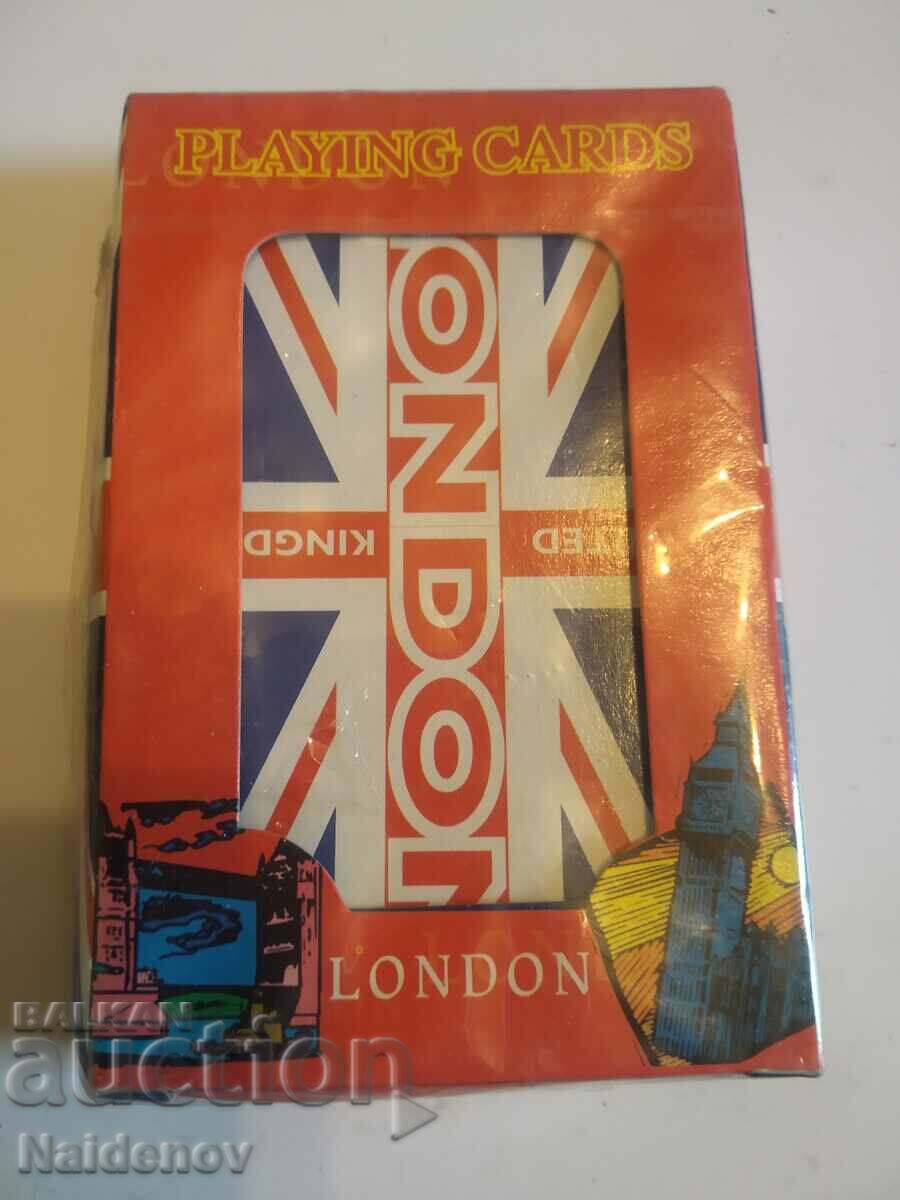 Λονδίνο παίζοντας χαρτιά