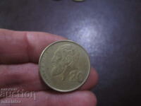 1991 20 cents Cyprus