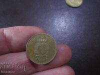 2001 Μάλτα 1 σεντ - νυφίτσα από λευκό χρυσό