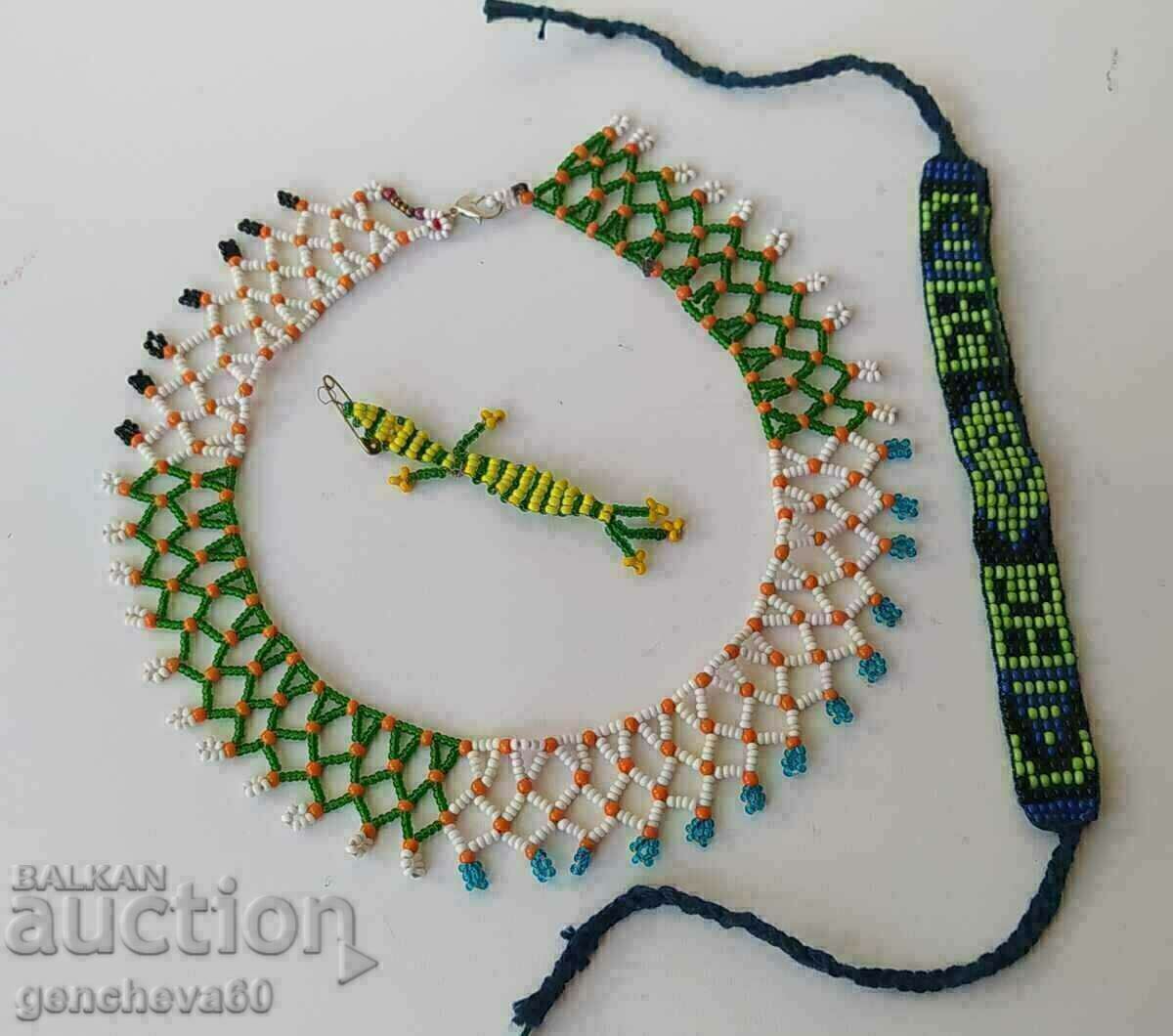 Κολιέ με χάντρες, βραχιόλι για παραδοσιακή φορεσιά και καρφίτσα - 5 Κολιέ με χάντρες, βραχιόλι για παραδοσιακή φορεσιά και καρφίτσα - 5