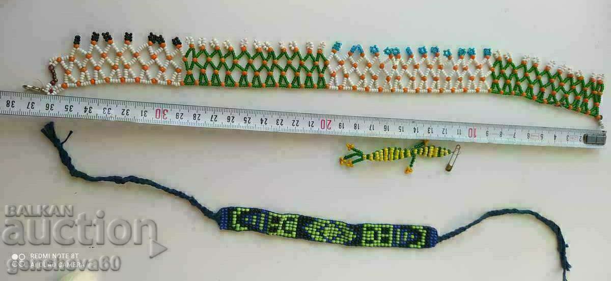 Κολιέ με χάντρες, βραχιόλι για παραδοσιακή φορεσιά και καρφίτσα - 6 Κολιέ με χάντρες, βραχιόλι για παραδοσιακή φορεσιά και καρφίτσα - 6