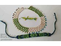 ART pearl necklace, bracelet, brooch