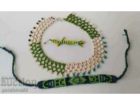 ART pearl necklace, bracelet, brooch