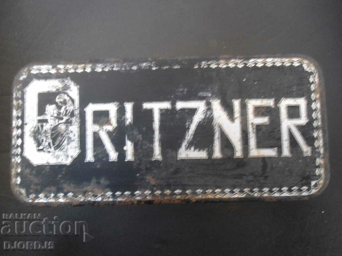 Old metal box, "GRITZNER" sewing machine with price 8.00 BGN | € 4.09