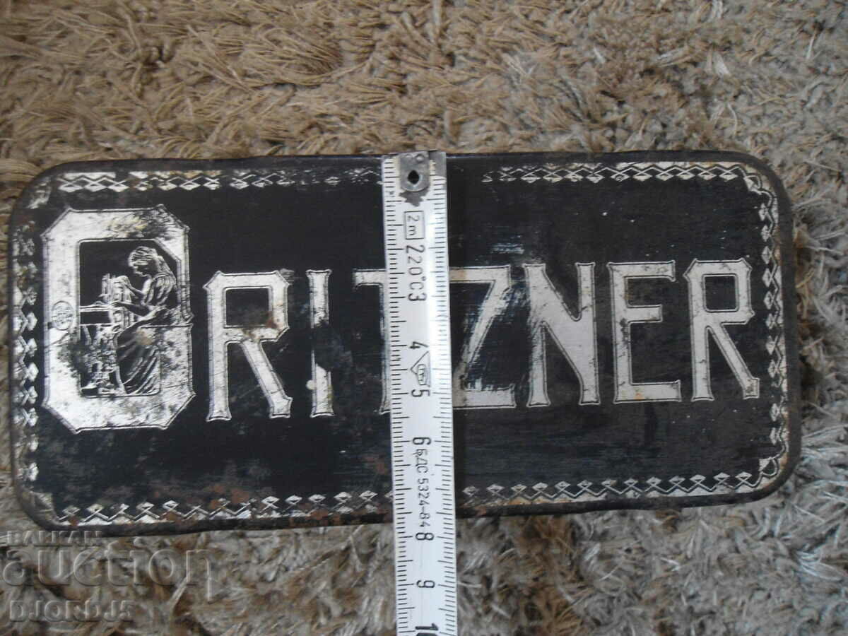Old metal box, "GRITZNER" sewing machine - 7