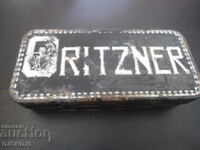 Old metal box, "GRITZNER" sewing machine