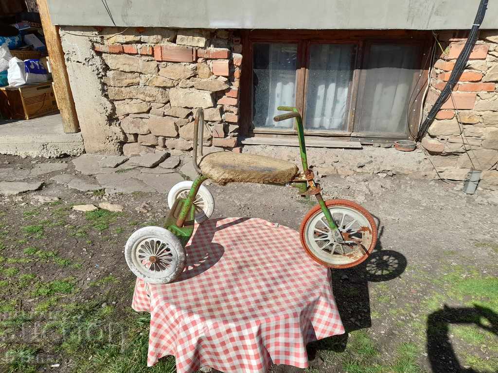 Old bicycle, tricycle bicycle