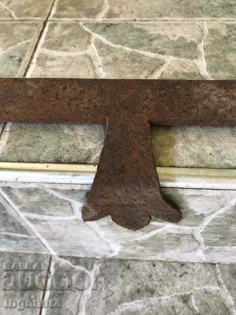 Auction  HARDWARE FOR FURNACE FIREPLACE DOOR METAL RAIL