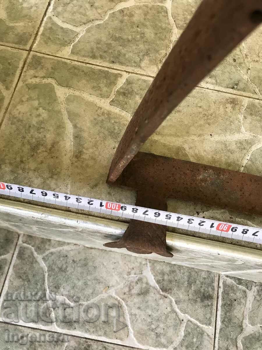 HARDWARE FOR FURNACE FIREPLACE DOOR METAL RAIL - 6