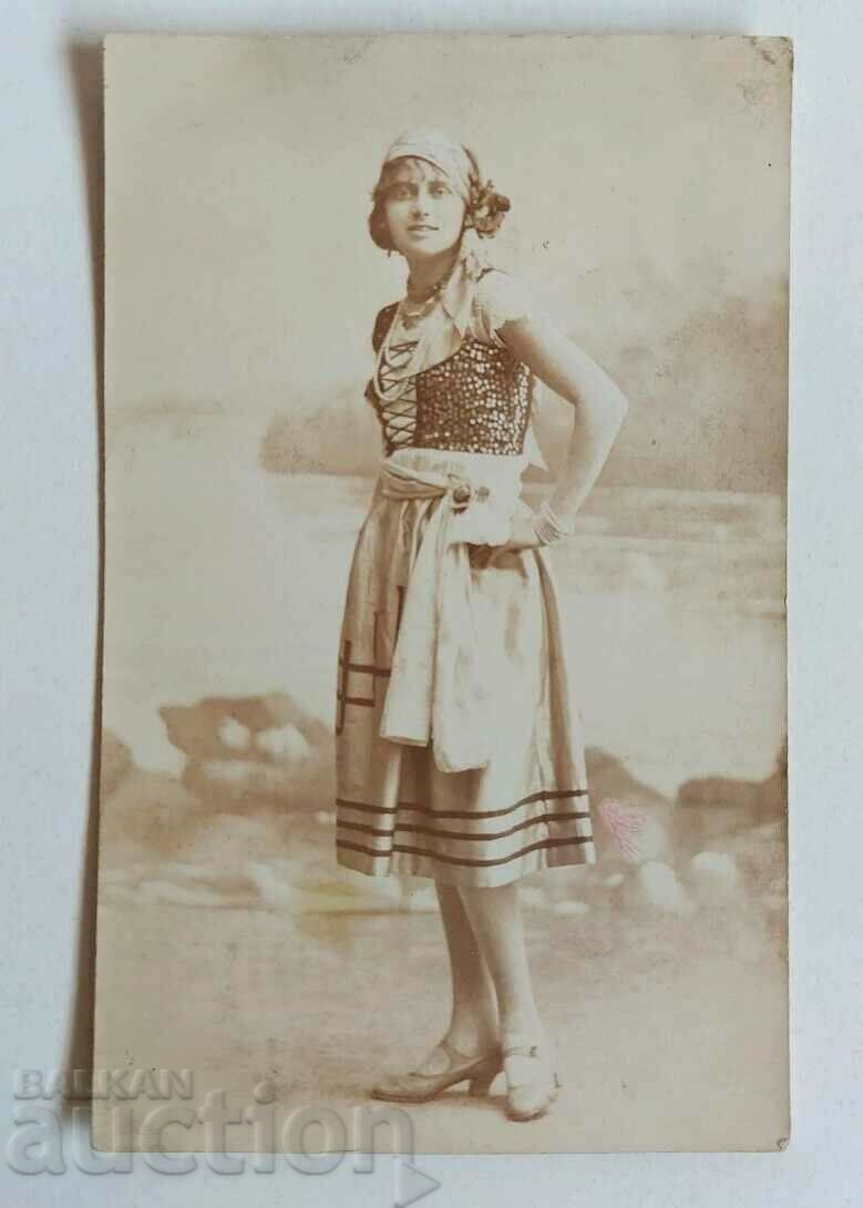 1930 SELMA ZORNICA REGINA PĂDURII FOTO VECHE FOTO