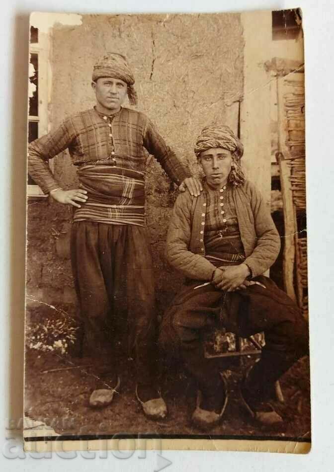 HELMET WEARING BULGARIAN TURKS KINGDOM OLD PHOTOGRAPHY