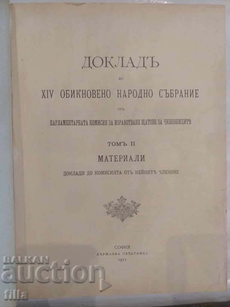 Auction 1911, Volumes 1 and 2; Report to the XIV National Assembly Auction 1911, Volumes 1 and 2; Report to the XIV National Assembly