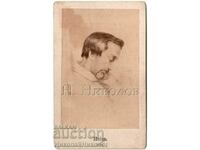 SMALL OLD PHOTO CARDBOARD HEINRICH HEINE GERMAN POET G304