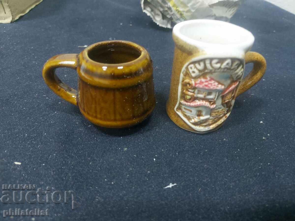 2 small souvenir cups! with price 4.00 BGN | € 2.05 2 small souvenir cups! with price 4.00 BGN | € 2.05