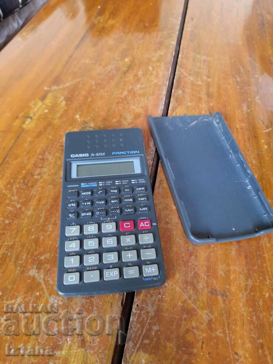 Auction Old Casio FX-82SX calculator Auction Old Casio FX-82SX calculator