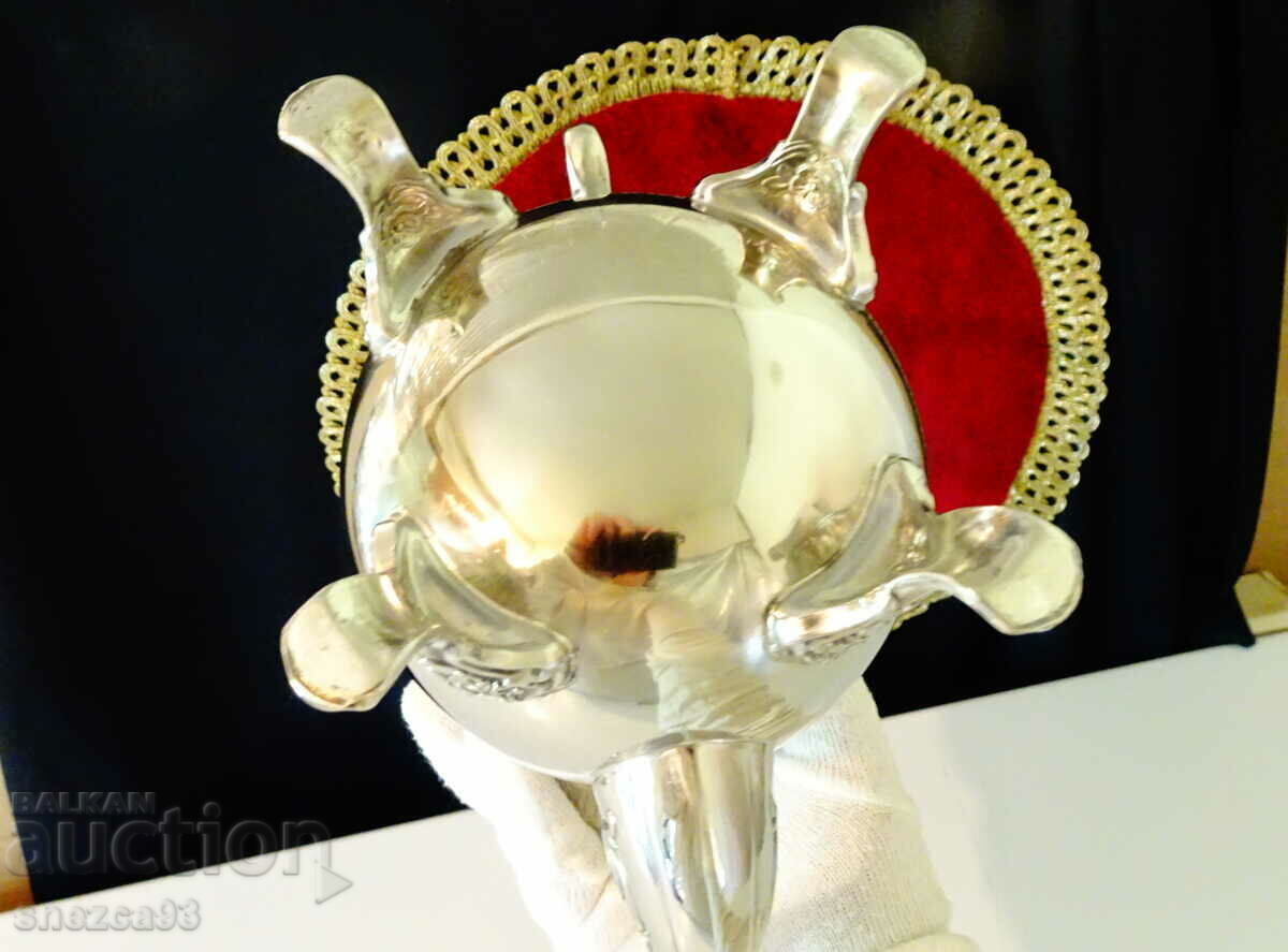 Silver-plated bronze jug, baroque, 1kg - 7 Silver-plated bronze jug, baroque, 1kg - 7