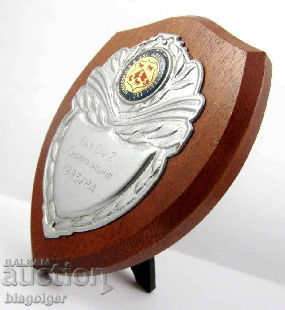Plaque-England-Football-FC Huddersfield-Championship 83/84 with price 16.00 BGN | € 8.18 Plaque-England-Football-FC Huddersfield-Championship 83/84 with price 16.00 BGN | € 8.18