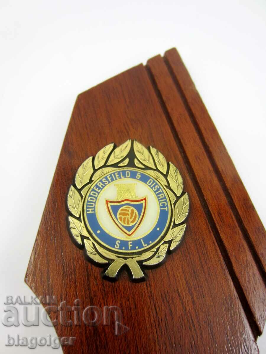 Desk Plaque-England-Soccer-Huddersfield FC with price 10.00 BGN | € 5.11 Desk Plaque-England-Soccer-Huddersfield FC with price 10.00 BGN | € 5.11