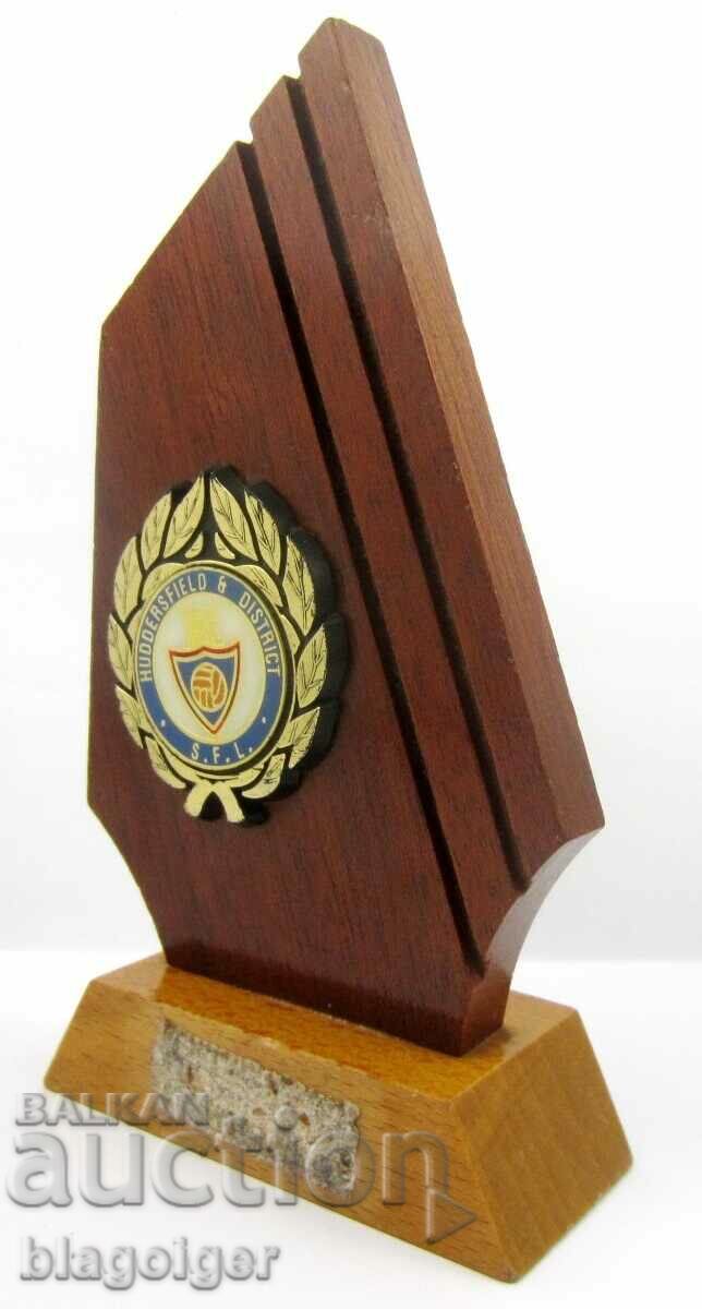Auction Desk Plaque-England-Soccer-Huddersfield FC Auction Desk Plaque-England-Soccer-Huddersfield FC