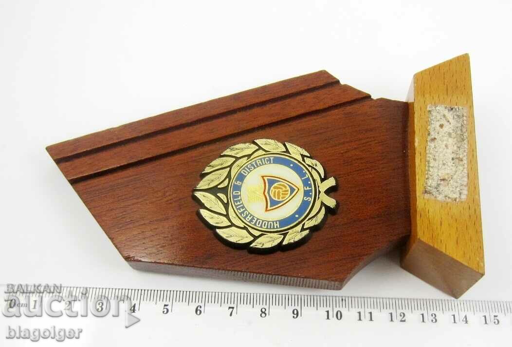 Delivery of Desk Plaque-England-Soccer-Huddersfield FC Delivery of Desk Plaque-England-Soccer-Huddersfield FC