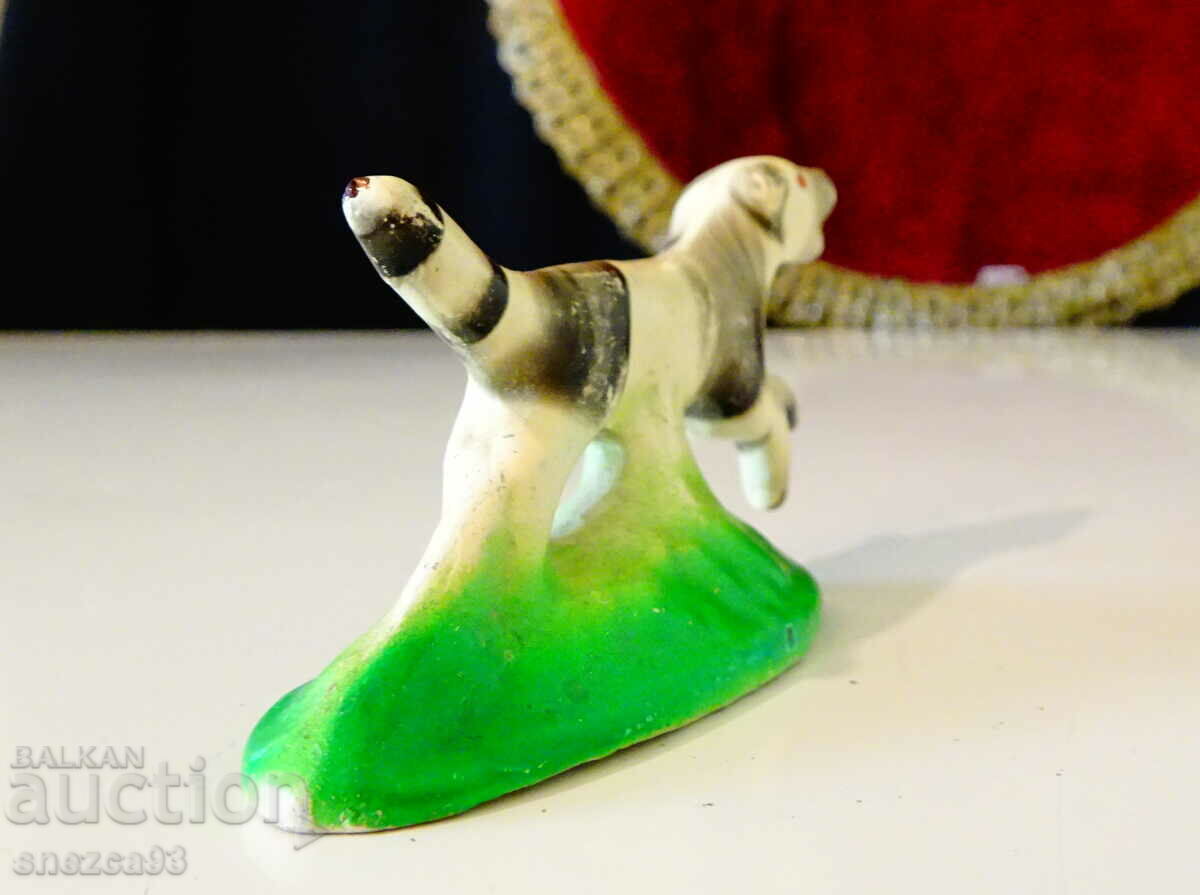 Αγαλματίδιο από πορσελάνη σκύλου, βουλγαρικό. - 5 Αγαλματίδιο από πορσελάνη σκύλου, βουλγαρικό. - 5
