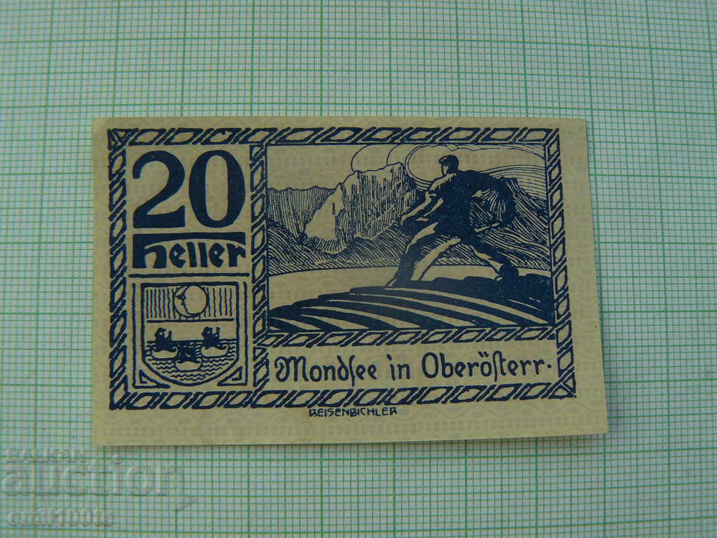 20 cheile 1920 nethgeld Austria UNC with price 1.00 BGN | € 0.51 20 cheile 1920 nethgeld Austria UNC with price 1.00 BGN | € 0.51