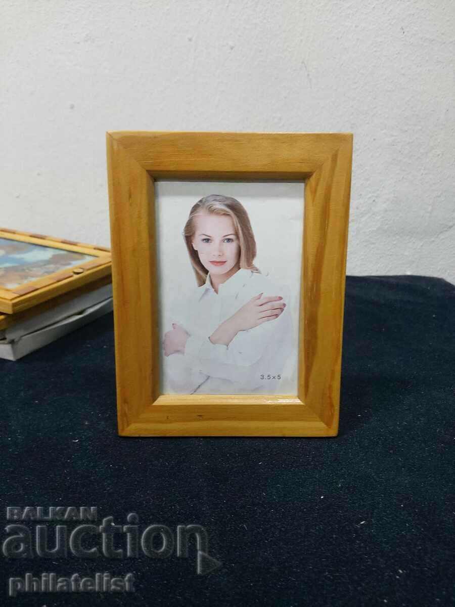 wooden photo frame !