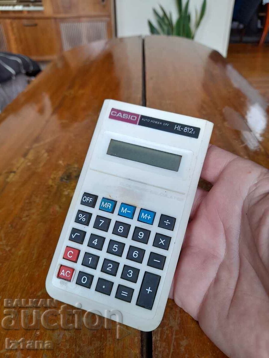 Old Casio HL 812 calculator with price 9.00 BGN | € 4.60 Old Casio HL 812 calculator with price 9.00 BGN | € 4.60