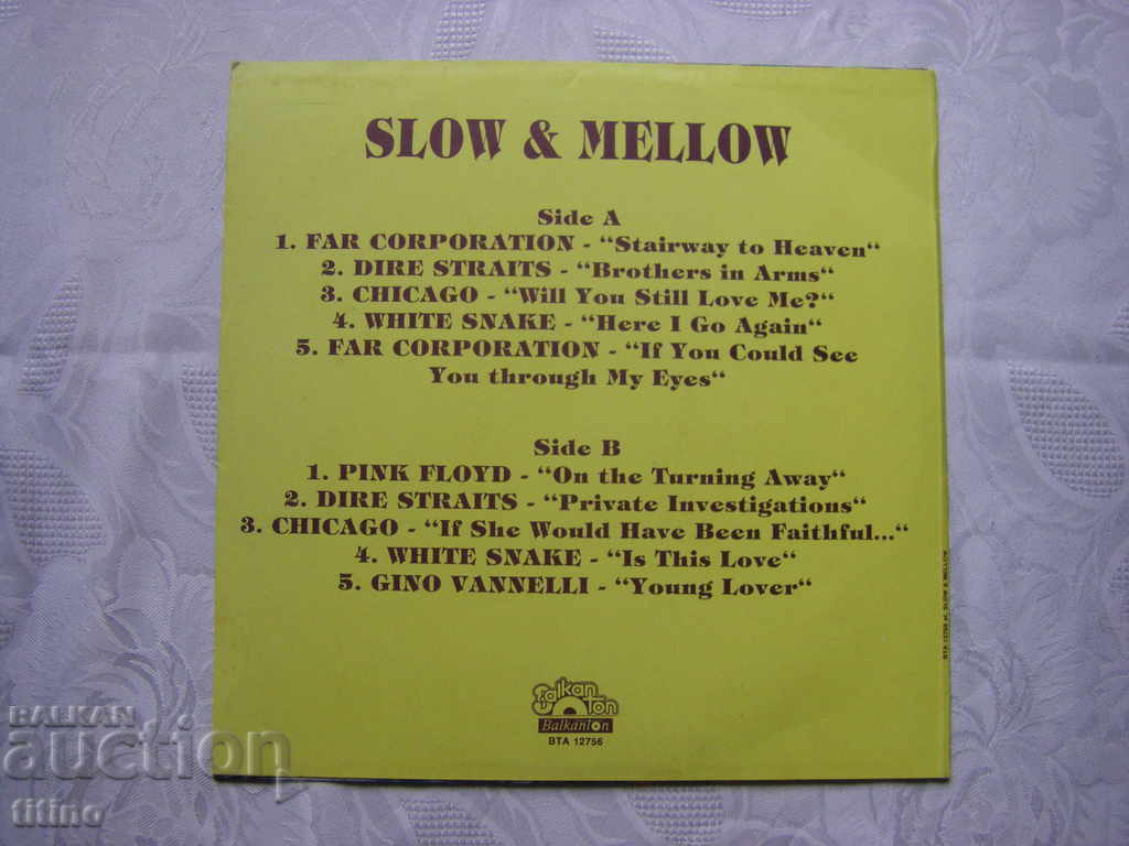 Παράδοση BTA 12756 - Slow & Mellow Παράδοση BTA 12756 - Slow & Mellow