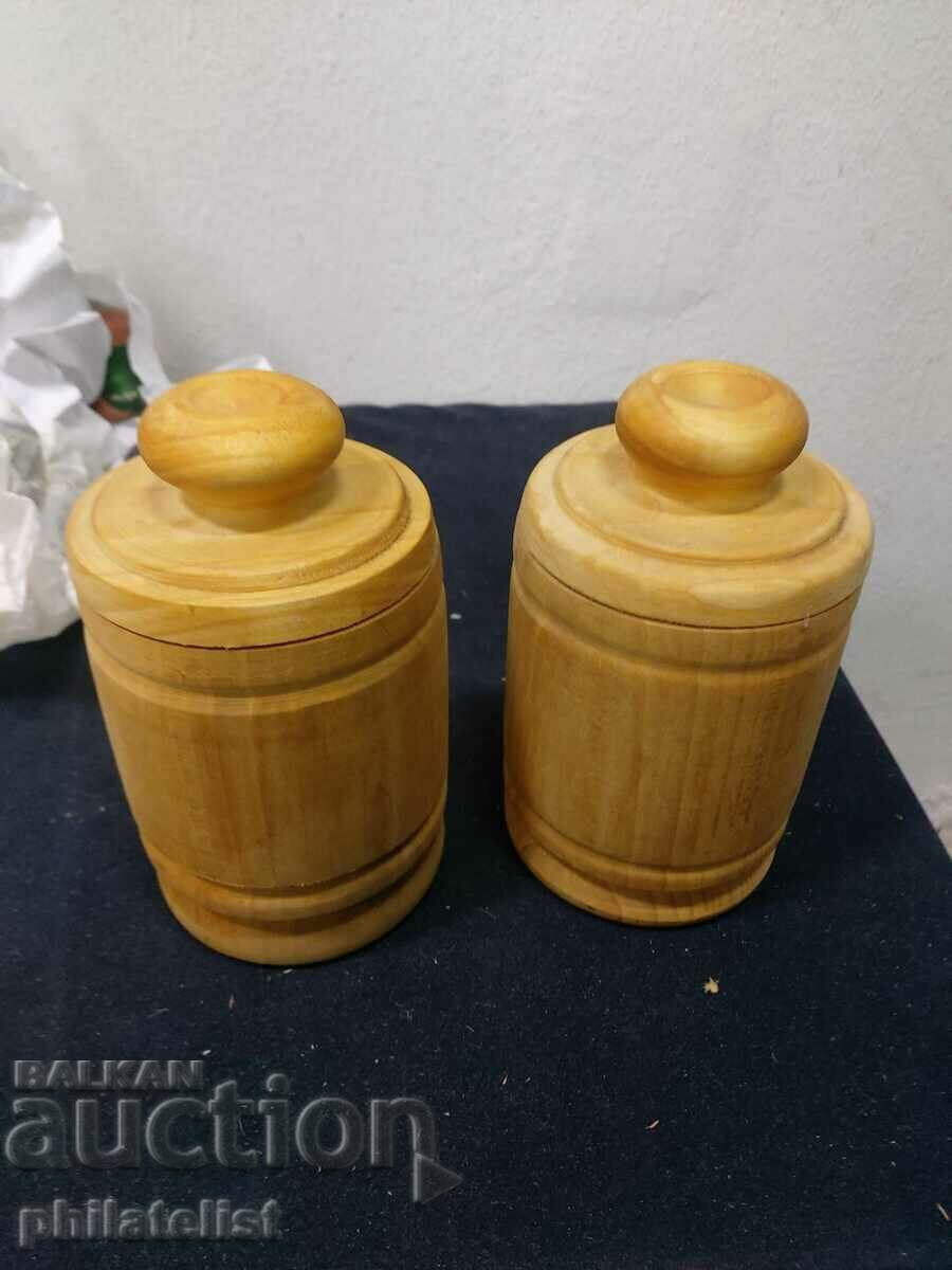 WALNUT BOWL WITH LID FOR SPICES with price 27.00 BGN | € 13.80 WALNUT BOWL WITH LID FOR SPICES with price 27.00 BGN | € 13.80