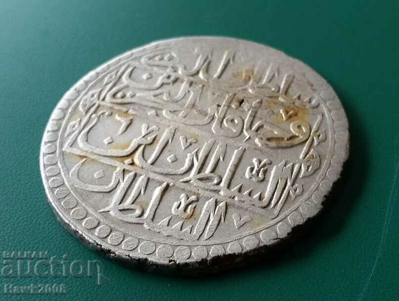 Ottoman Turkey 100 Pairs YUZLUK 1203/4 Selim 3 Silver Coin - 6 Ottoman Turkey 100 Pairs YUZLUK 1203/4 Selim 3 Silver Coin - 6