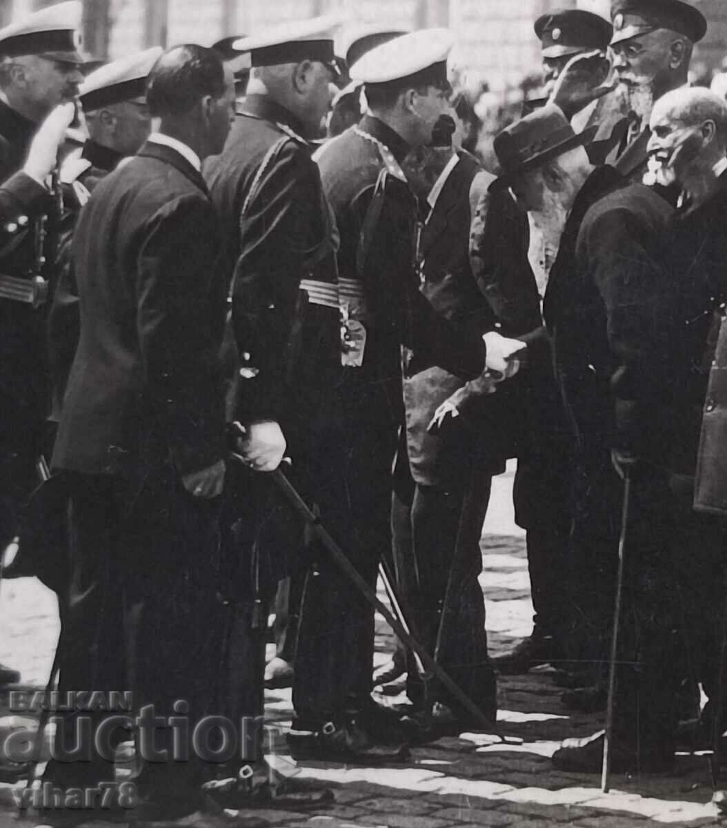 Παλιά φωτογραφία Tsar Boris - μόνο με προσωπική παράδοση - 6