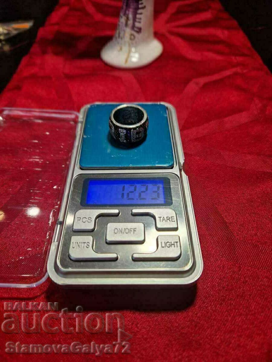 Beautiful ladies silver ring BULGARI - 7 Beautiful ladies silver ring BULGARI - 7