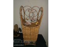 basket for dried flowers!