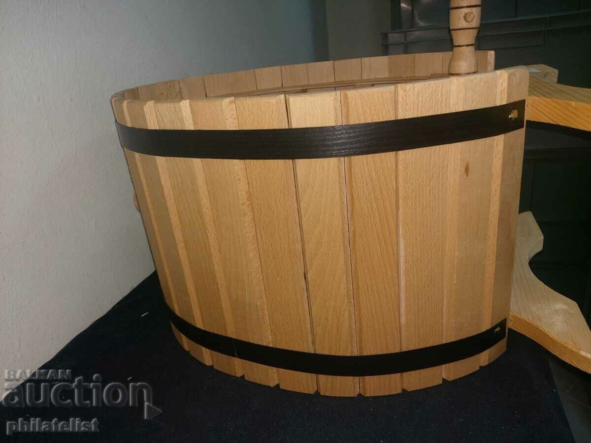 WOODEN BOTTLE HOLDER WITH CINNAMON with price 80.00 BGN | € 40.90 WOODEN BOTTLE HOLDER WITH CINNAMON with price 80.00 BGN | € 40.90