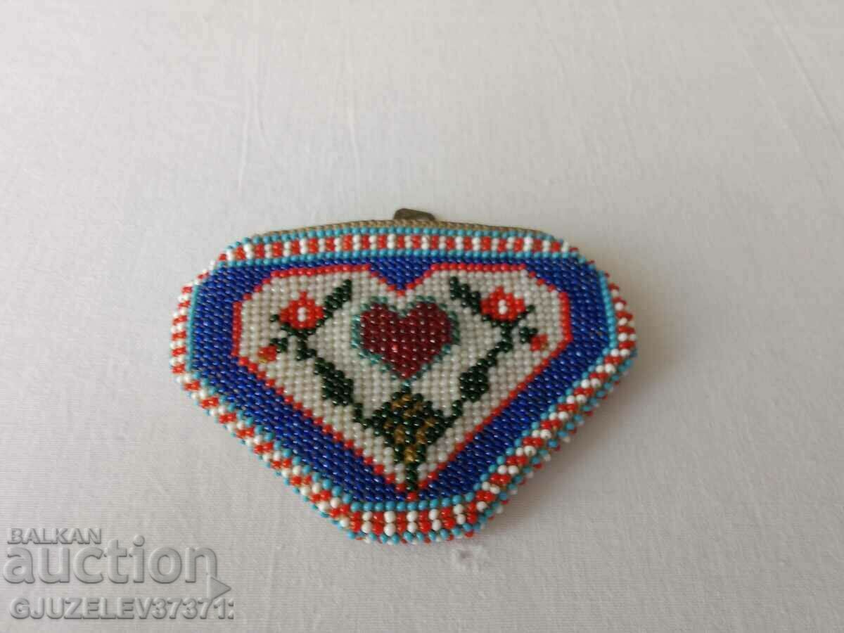 19th Century Glass Bead Coin Purse - 7 19th Century Glass Bead Coin Purse - 7